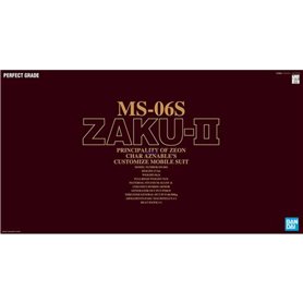 Bandai 64229 PG 1/60 MS-06S ZAKU-II BL GUN64229