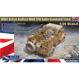 Gecko Models 35GM0061 WWII British Bedford MWR FFW Radio Command Truck