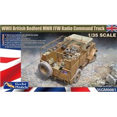 Gecko Models 1:35 British Bedford MWR FFW - WWII RADIO COMMAND TRUCK 