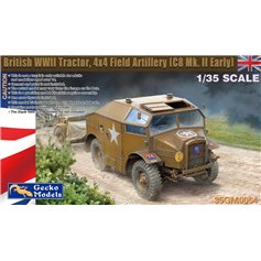 Gecko Models 1:35 BRITISH WWII TRACTOR 4X4 FIELD ARTILLERY (C8 MK.II EARLY) 