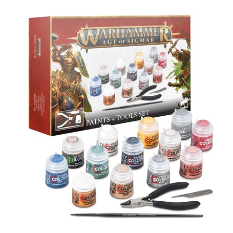 WARHAMMER AGE OF SIGMAR Paints + Tools