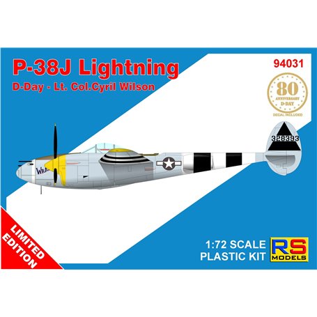 RS Models 94031 P-38J Lightning D-Day Limited Edition