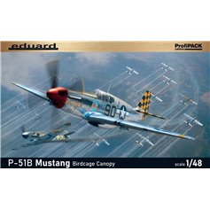 Eduard 1:48 North American P-51B Mustang BIRDCAGE CANOPY - ProfiPACK edition