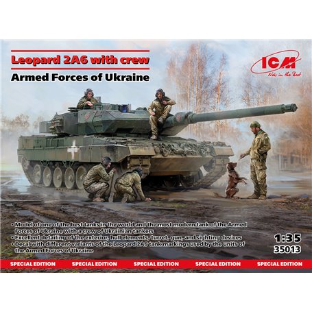 ICM 35013 Leopard 2A6 with Crew Armed Forces of Ukraine