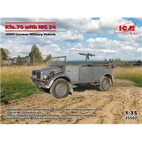 ICM 35502 Kfz. 70 with MG 34 WWII German Military Vehicle