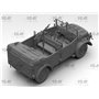 ICM 35502 Kfz. 70 with MG 34 WWII German Military Vehicle