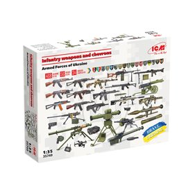 ICM 35749 Infantry Weapons and Chevrons Armed Forces of Ukraine
