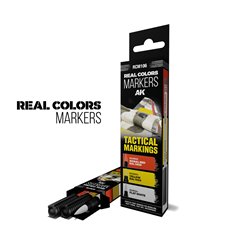 AK Interactive REAL COLORS MARKERS RCM-106 TACTICAL MARKINGS