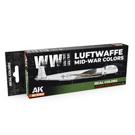 AK Real Colors WWII Luftwaffe Mid-War Colors SET