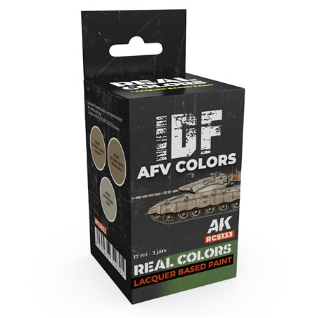 AK Interactive REAL COLORS RCS-133 Zestaw IDF AFV COLORS