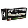 AK Interactive REAL COLORS RCS-103 Zestaw WWII LUFTWAFFE LATE WAR COLORS