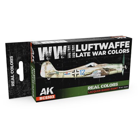 AK Real Colors WWII Luftwaffe Late War Colors SET