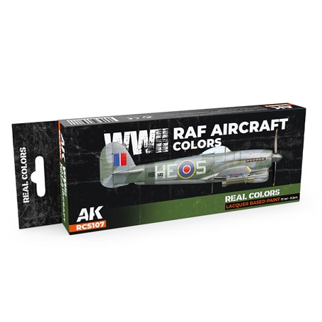 AK Interactive REAL COLORS RCS-107 Zestaw WWII RAF AIRCRAFT COLORS