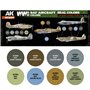 AK Interactive REAL COLORS RCS-107 Zestaw WWII RAF AIRCRAFT COLORS