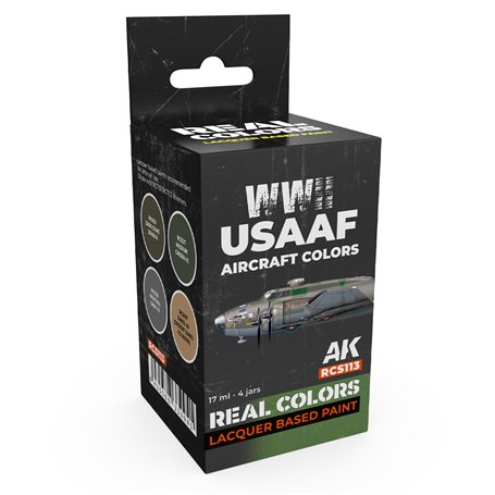 AK Real Colors WWII USAAF Aircraft Colors SET