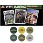 AK Interactive REAL COLORS RCS-114 Zestaw WWII US AIRCRAFT INTERIOR COLORS