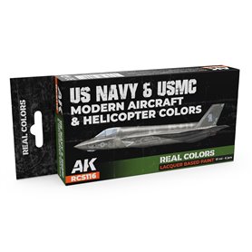 AK Real Colors US Navy&USMC Modern Aircraft&Helicopter