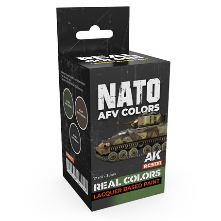 AK Real Colors NATO AFV Colors SET