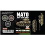 AK Interactive REAL COLORS RCS-131 Zestaw NATO AFV COLORS