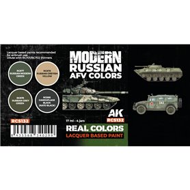 AK Real Colors Modern Russian AFV Colors SET