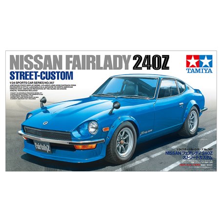 Tamiya 1:24 Nissan Fairlady 240Z STREET-CUSTOM - Tamiya 1:24 Nissan Fairlady  240Z STREET-CUSTOM - Samochody osobowe - Modele do sklejania - Sklep  Modelarski Agtom