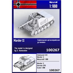 Zebrano 1:100 Model żywiczny Marder II 