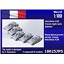 Zebrano 100257P5 Hotchkiss H39 w. SA 18 Cannon French Light Tank Platoon (5 pcs)