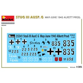 Mini Art 1:35 Sturmgeschutz StuGIII Ausf.G - ALKETT PRODUCTION MAY-JUNE 1943