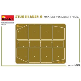 Mini Art 1:35 Sturmgeschutz StuGIII Ausf.G - ALKETT PRODUCTION MAY-JUNE 1943