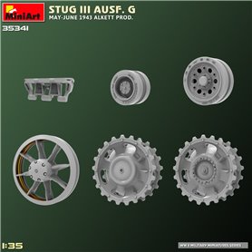 Mini Art 1:35 Sturmgeschutz StuGIII Ausf.G - ALKETT PRODUCTION MAY-JUNE 1943