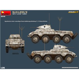 Mini Art 35416 Sd.Kfz.234/2 with "Luchs" Turret Interior Kit