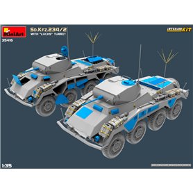 Mini Art 35416 Sd.Kfz.234/2 with "Luchs" Turret Interior Kit