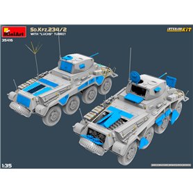 Mini Art 35416 Sd.Kfz.234/2 with "Luchs" Turret Interior Kit