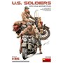 Mini Art 35422 U.S. Soldiers with WLA Motorcycles