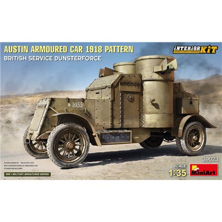 Mini Art 39023 Austin Armoured Car 1918 Pattern British Service Dunsterforce Interior Kit