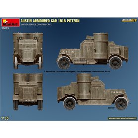 Mini Art 1:35 Austin - ARMOURED CAR 1918 PATTERN - BRITISH SERVICE DUNSTERFORCE - INTERIOR KIT