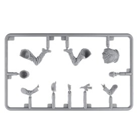 Mini Art 1:35 GERMAN TANK RIDERS - SET 2 - RESIN HEADS