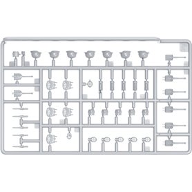 Mini Art 1:35 GERMAN TANK RIDERS - SET 2 - RESIN HEADS