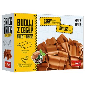 Brick Trick - cegły dachówki 40 sztuk