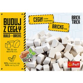 Brick Trick - cegły zamkowe białe 70 sztuk