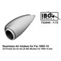 IBG 72U044 Seamless Air Intakes for Fw 190D-15 3D Printed Set