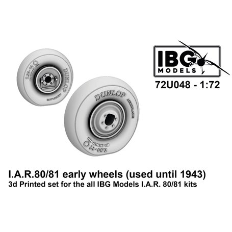 IBG 72U048 I.A.R. 80/81 Early Wheels (Used until 1943) 3D Printed Set