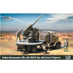 IBG 1:35 Autocannone 3Ro W/90/53 GUN W/CEW (4 FIGURES) 