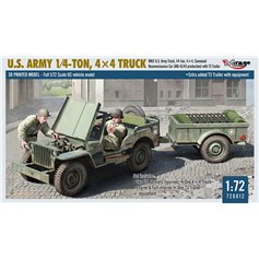 Mirage 1:72 US ARMY 1/4-TON 4X4 TRUCK