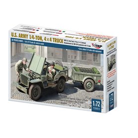 Mirage 720012 U.S. Army 1/4-Ton, 4x4 Truck