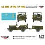 Mirage 720012 U.S. Army 1/4-Ton, 4x4 Truck