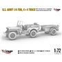 Mirage 720012 U.S. Army 1/4-Ton, 4x4 Truck