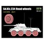 RFM-2073 Sd.Kfz. 234 Road Wheels 3D Printed (8 pcs.)