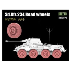 RFM-2073 Sd.Kfz. 234 Road Wheels 3D Printed (8 pcs.)