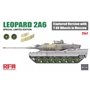 RFM-5114 Leopard 2A6 Captured Version with T-80 Wheels in Moscow 2 in 1 Limited Edition